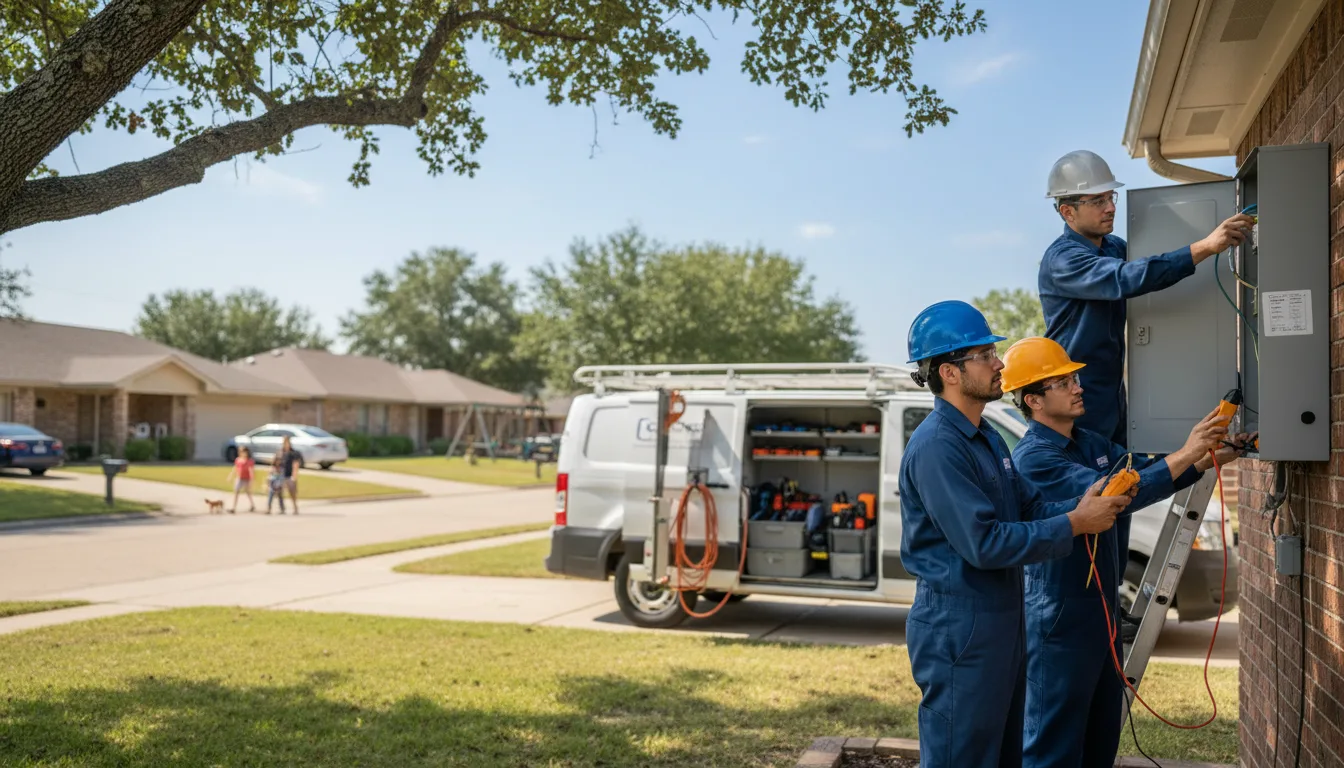 Certified electrician providing emergency electrical services in Hay Springs, NE